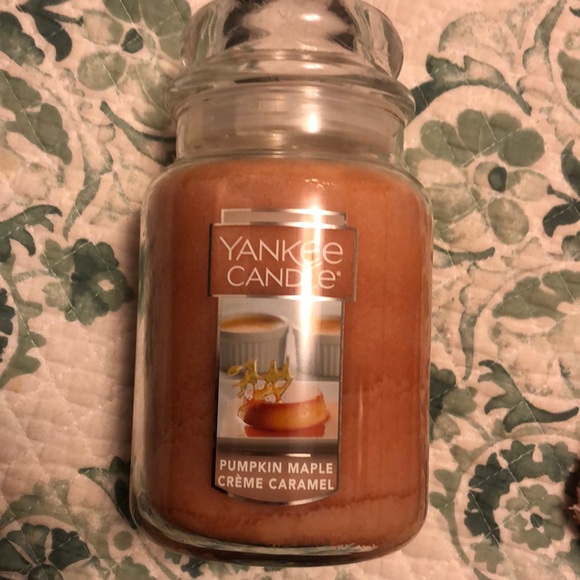 Yankee Candle Other Pumpkin Maple Creme Brle Yankee Candle 22oz Poshmark